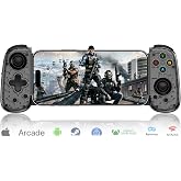 Mobile Gaming Controller for Android &amp; ALL iPhone Series (Support USB-C &amp; Wireless Connect) Phone Gamepad with Hall Effect Joystick, Turbo, Support Streaming, Cloud Gaming, Simulator, Plug &amp; Play