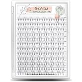 WONSIS Individual Lashes, Lash Clusters, 240 Pcs 10D Individual Lash Extensions, Natural Soft Lightweight Reusable, Thickness 0.07mm C Curl False Eyelashes 10/11/12/13/14mm (10D 10-14mm)