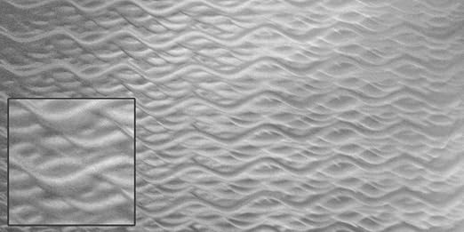 Amazon Com Sea Waves Decorative Engraved Aluminum Sheet Metal