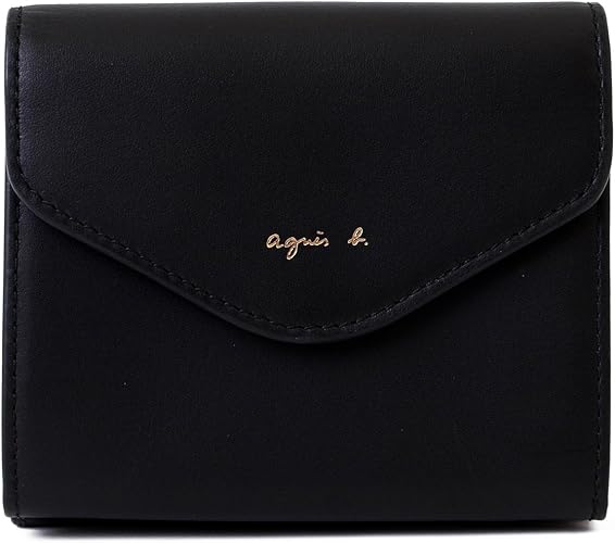 Amazon 名入れ可 アニエスベー ボヤージュ Agnes B Voyage レザー ミニ ウォレット 本革 二つ折り財布 Kw01 02 ショップバッグ付 財布
