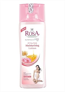 Rosa Herbals All day Body Moisturising Lotion (500 ml)