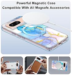 Lamcase Magnetic for Google Pixel 8 Case with Ring