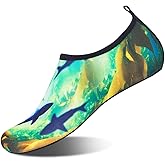 WateLves Womens and Mens Kids Water Shoes Barefoot Quick-Dry Aqua Socks for Beach Swim Surf Yoga Exercise