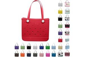 TBWNWG EVA Beach Tote Bag, Extra Large Rubber Tote Bag Waterproof Washableable Tip Proof for the Beach Boat Pool Sports