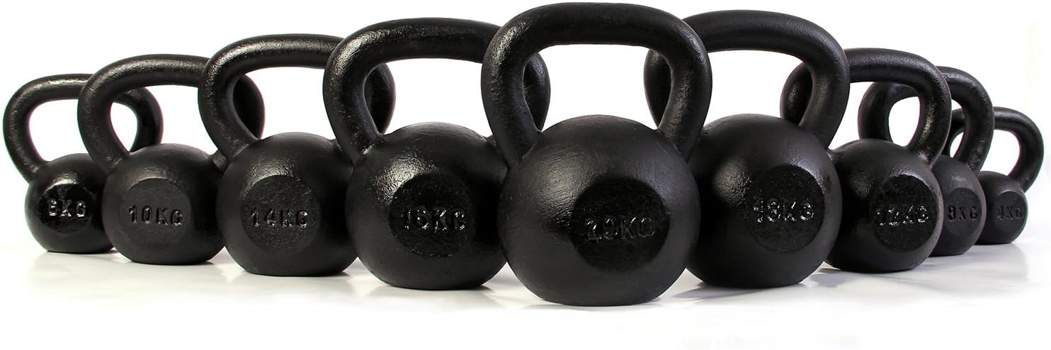 Powrx Kettlebell Cast Iron 4kg- 30kg