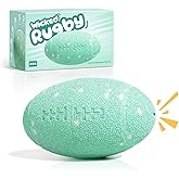 Hoochii Smart Interactive Dog Toy, Wicked Rugby, Squeaky Dog Toy Football, Automatic Moving, Bouncing, and Rotating, E-TPU Material, Bouncing Fetch Toy for Indoor/Outdoor Use and Small to Large Dogs