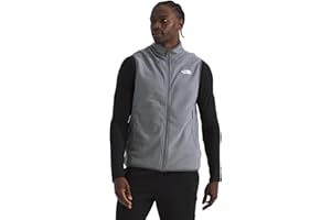 THE NORTH FACE Men's Glacier Fleece Vest | Zippered Hand Pockets & Stretch Binding on the Collar, Armhole & Hem