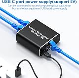 Yeemie Pro Gigabit Ethernet Splitter 1 to 2 1000Mbps USB Powered RJ45 Cat5e view 5