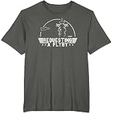 Top Gun Requesting A Flyby Outline Action Movie T-Shirt