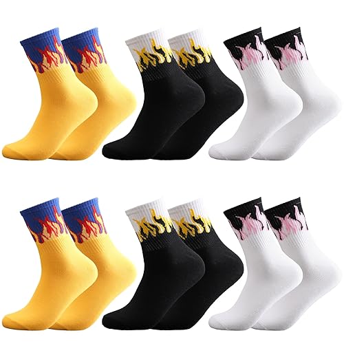 Aquzhou 6 Pairs Mens Sports Socks Multipack, Trainer Socks for Men Women 6-8 UK, Cotton Running Ankle Socks Mens Women for Workout Training Hiking