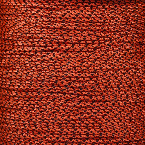 Paracord Planet 43kg Paracord – 1 Strand Type I Parachute Cord for Outdoors and DIY – Neon Orange Camo (30 m)