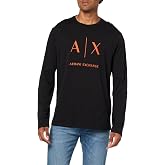 Armani Exchange Men's Long Sleeve Cotton Jersey Slim Logo Tee