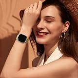 Yoohoo Stainless Steel Strap for Fitbit Versa 3/4 Sense 2 Adjustable Double view 7