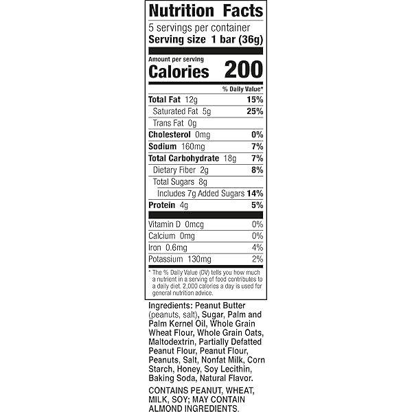 NATURE VALLEY CRISPY CREAMY WAFER BARS, PEANUT BUTTER, 4G PROTEIN, 5 BARS, 6.5 OZ (PACK OF 6)