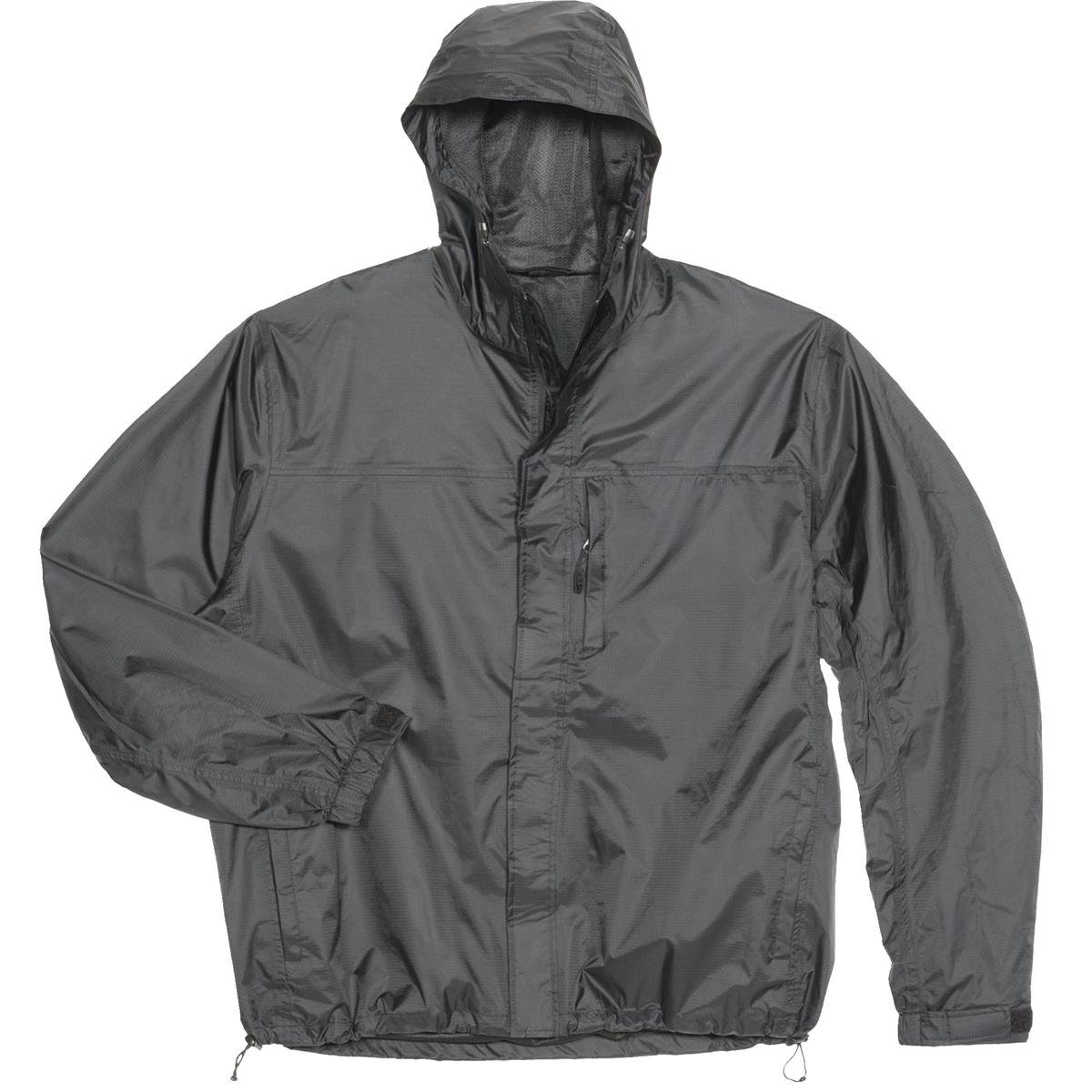 GEMPLER'S 214442 Packable RipStop Rain Jacket, Black, Size 3XL Homer