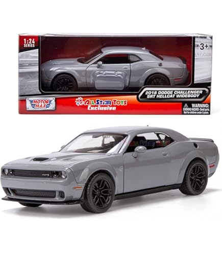 Amazon.com: 2018 Dodge Challenger SRT Hellcat Widebody White