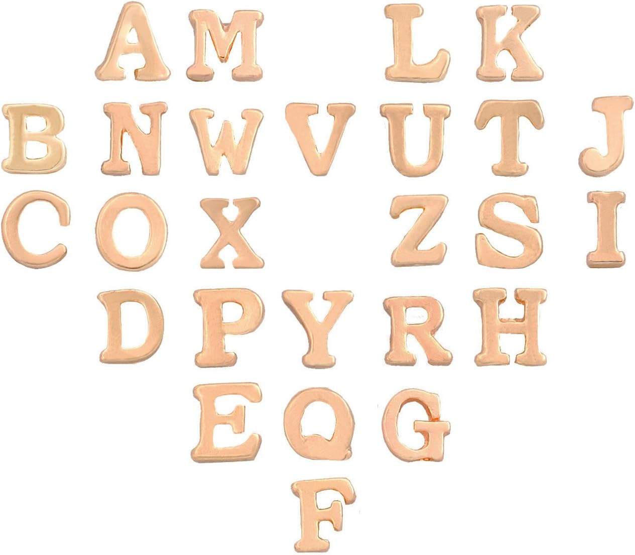 GBLW Letter Earring Stainless Steel Initial A-Z Earrings Numbers Monogram Jewelry Alphabet Letter Initial Stud for Women
