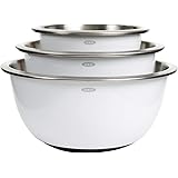 OXO Good Grips 3-Piece Stainless-Steel Mixing Bowl Set
