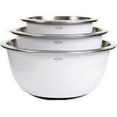 OXO Good Grips 3-Piece Stainless-Steel Mixing Bowl Set