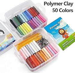 CiaraQ Polymer Clay Starter kit, Oven Bake Modeling