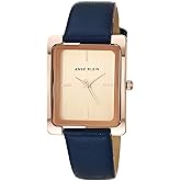 Anne Klein Women's Leather Strap Watch