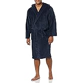 Amazon Essentials Men's Mid-Length Plush Bathrobe