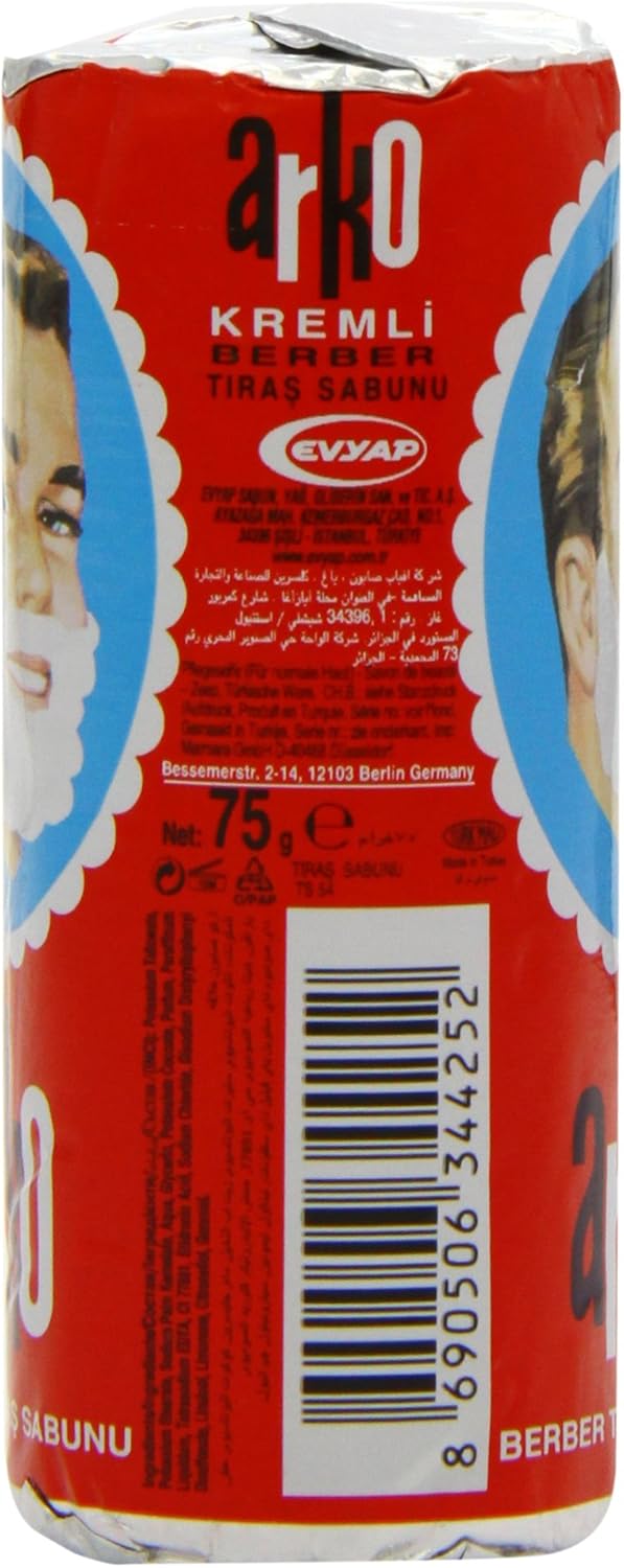 Arko Shaving Cream Soap Stick, RED, 75 g (Pack of 1) - Image 3