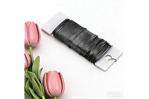 Floral Wire 38 Yards 114 Ft Florist Paddle Wire 22 Gauge Flexible Paddle for DIY Crafting Wreath, Floral Arrangement, Bouquet