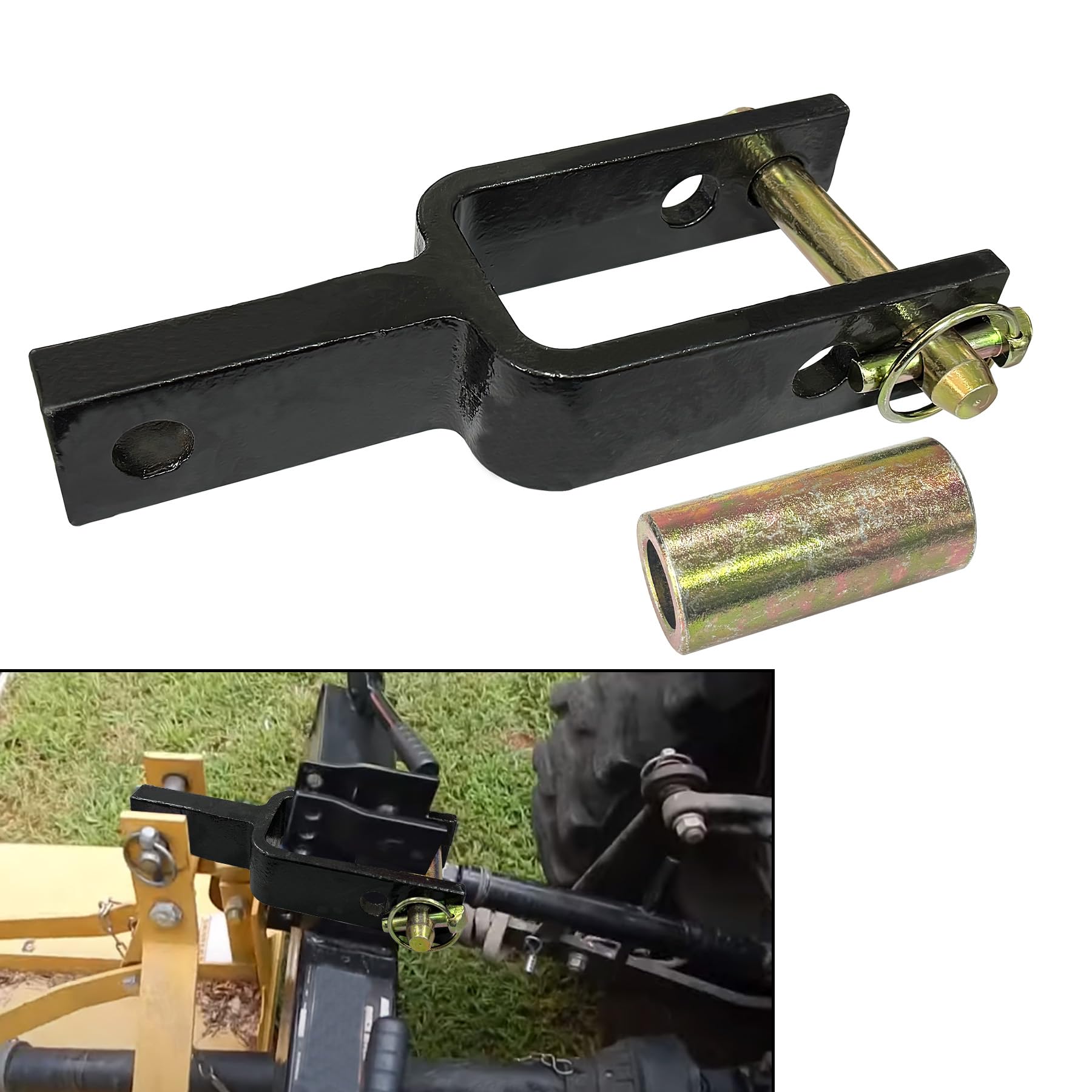 Photo 1 of Versatile Quick Hitch Adapter, Thickened Sleeve for Adjusting The Movement of The First Stage Top Connection Bracket, Cast in One Piece