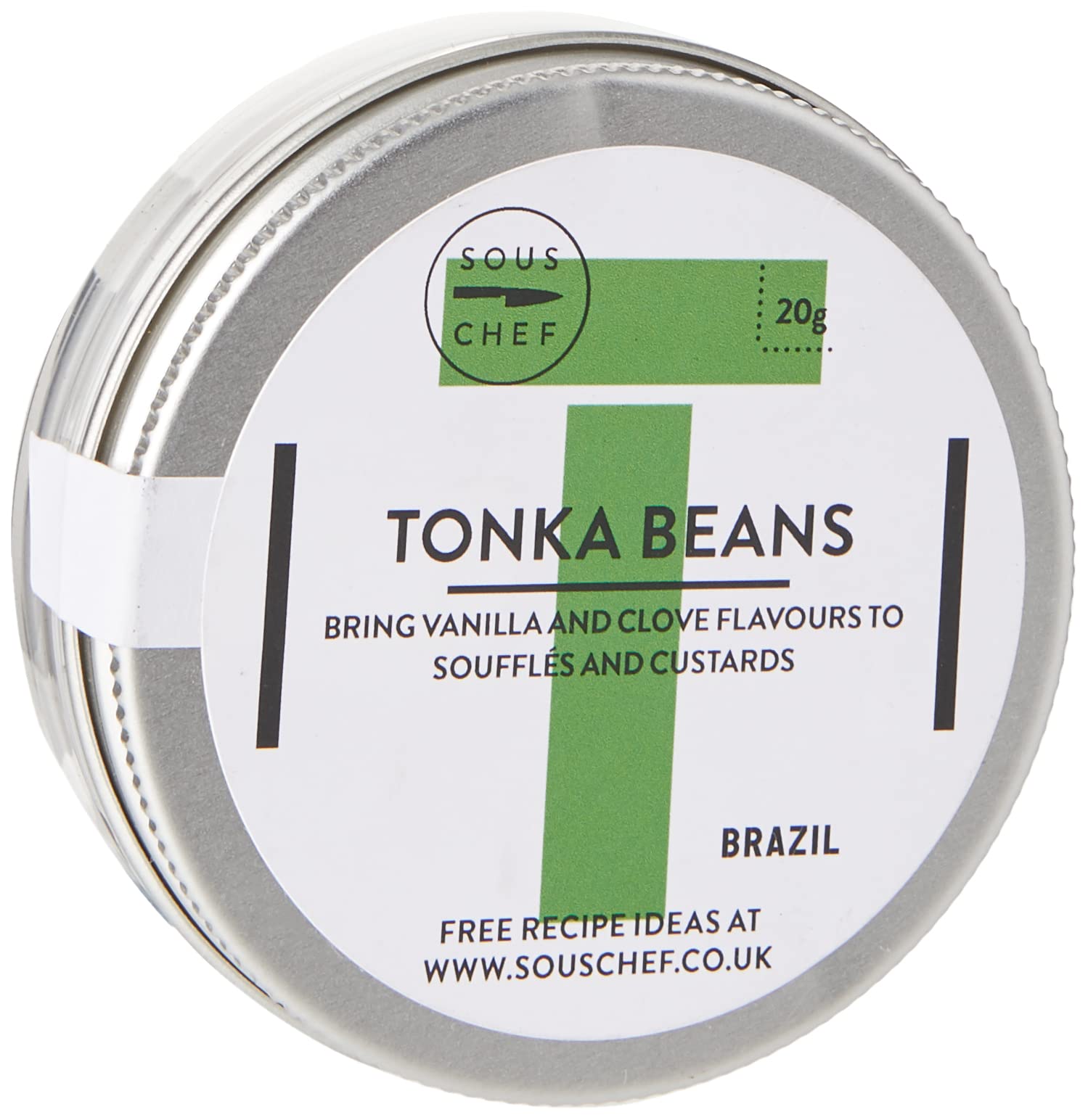 Tonka Beans 20g - Edible Tonka Beans for Infusing Spirits, Cocktails or Baking and Cooking