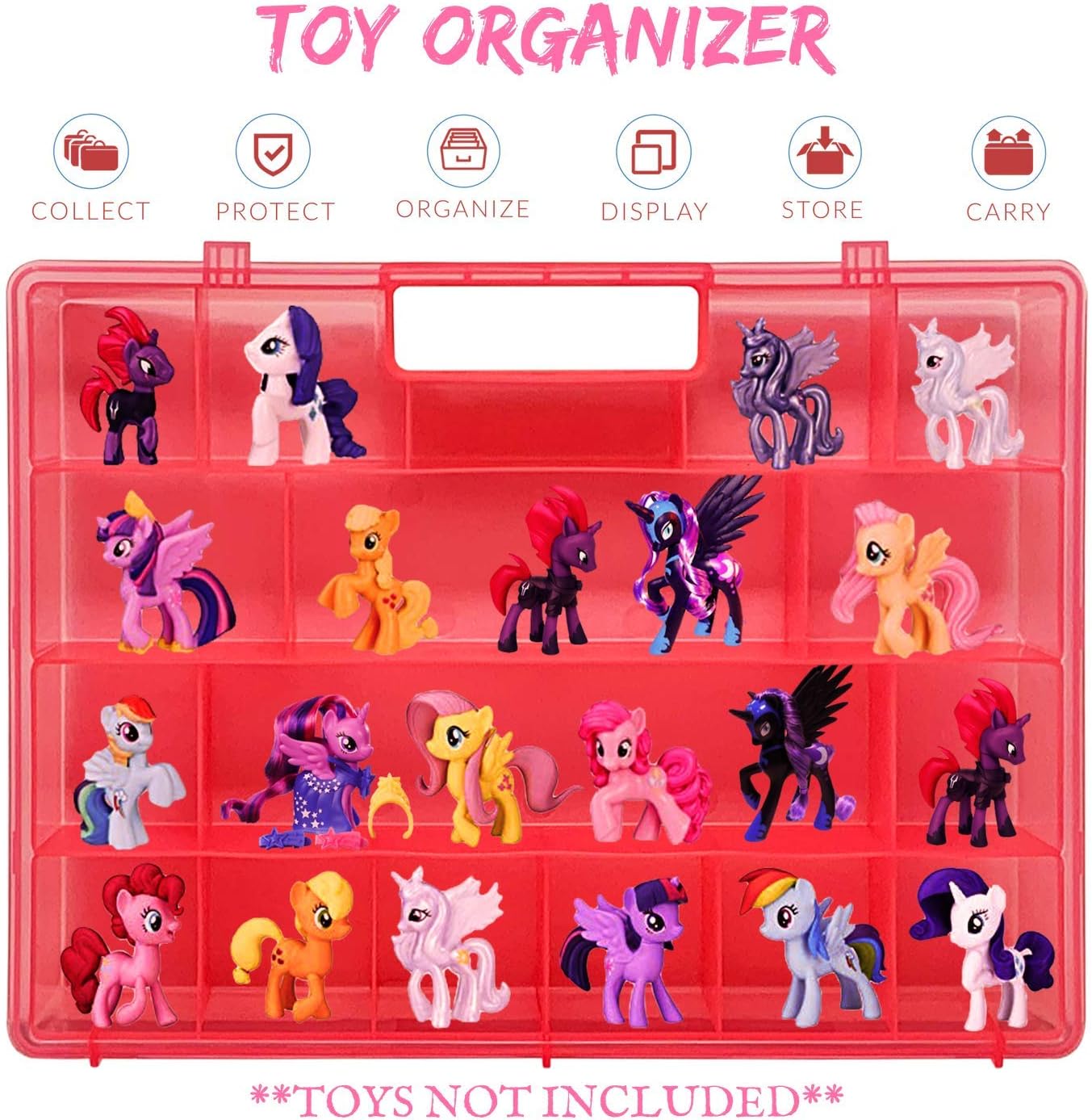 my little pony toy organizer