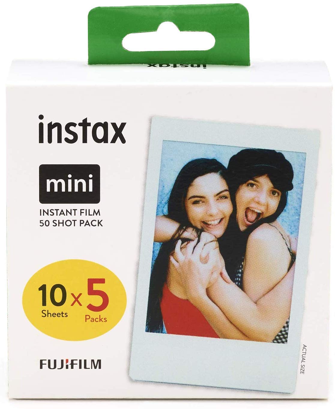 Fujifilm Instax Instax Mini Film 50 Shot Pack (L'Emballage Peut Varier)