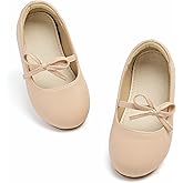 ESTINE Mary Jane Flats for Toddler Girls Little Kids Glittery Dress Princess Wedding Ballet Shoes