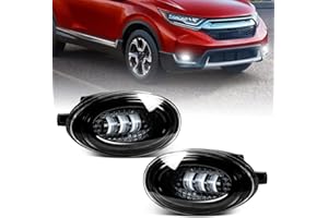 VGETTING LED Fog Light for Honda CR-V 2017 2018 2019 Replacement 3 Lenses Front Bumper Fog Lamp For CRV HRV
