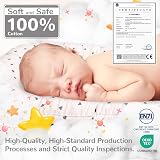 EAQ Baby Lounger Nest for Co Sleeping 0-12 Months 100% Cotton White Grey view 3
