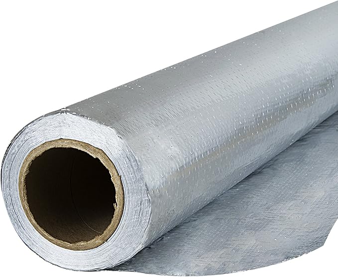 Houseables Radiant Barrier Insulation, Aluminum Foil Roll, 1000 Square