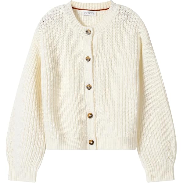Buy Girls Cardigan Sweater Bolero Shrug Kids Long Sleeve Knit