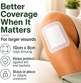 Value Aid Adhesive Wound Dressings 10cm x 8cm Box of 25 view 5