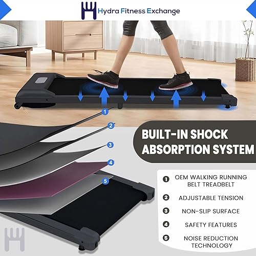 Hydra Fitness Exchange OEM Walking Pad Under Desk Treadmill