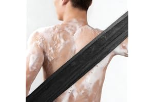 1 Piece Multifunctional Bath Towel Elastic Long Net Exfoliating Body Scrubber for Home Travel Men Women Adults Shower Bath (B
