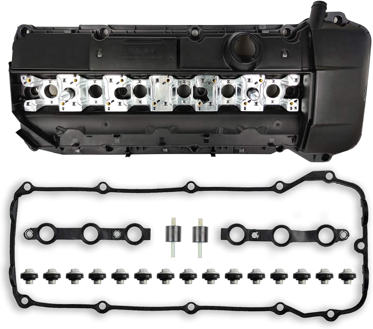 Engine Valve Cover Kit with Gasket & Spark Plug Seals
