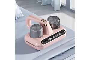 BOYVEN Bed Vacuum Cleaner - 5-in-1 Cordless Mattress Vacuum Cleaner, Powered & ultrasonic Technology, 12Kpa Strong Suction,Lo