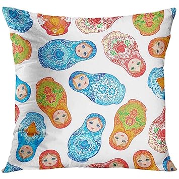Amazon Com Newcolor Sofa Cushion Babushka Matryoshka Traditional