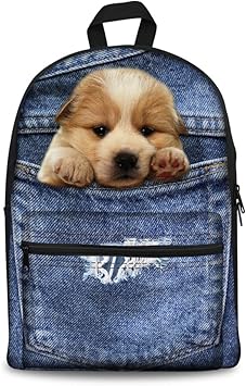 puppy book bags