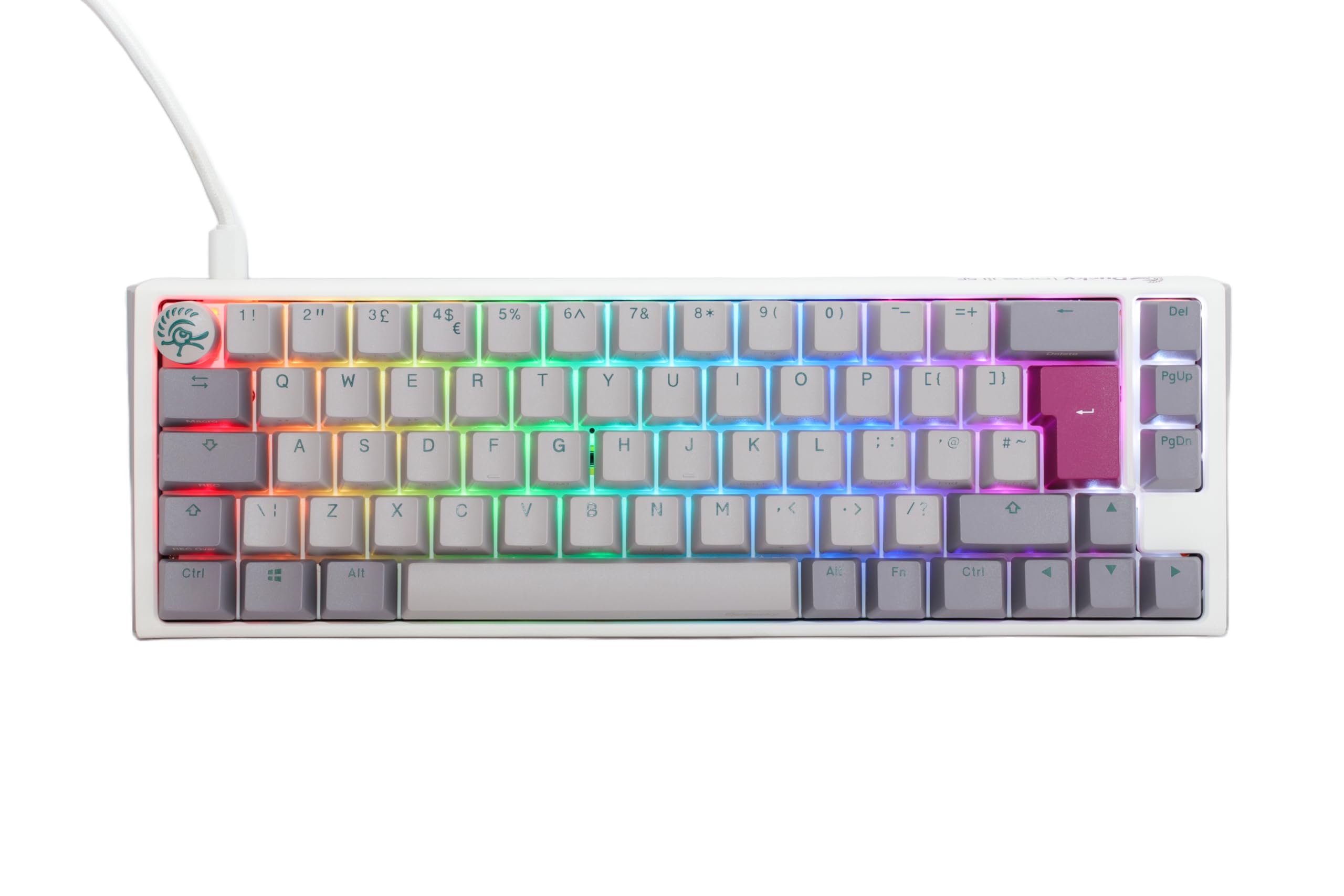 Ducky One3 Mist SF Blue Cherry MX Switch Mechanical Keyboard - UK Layout