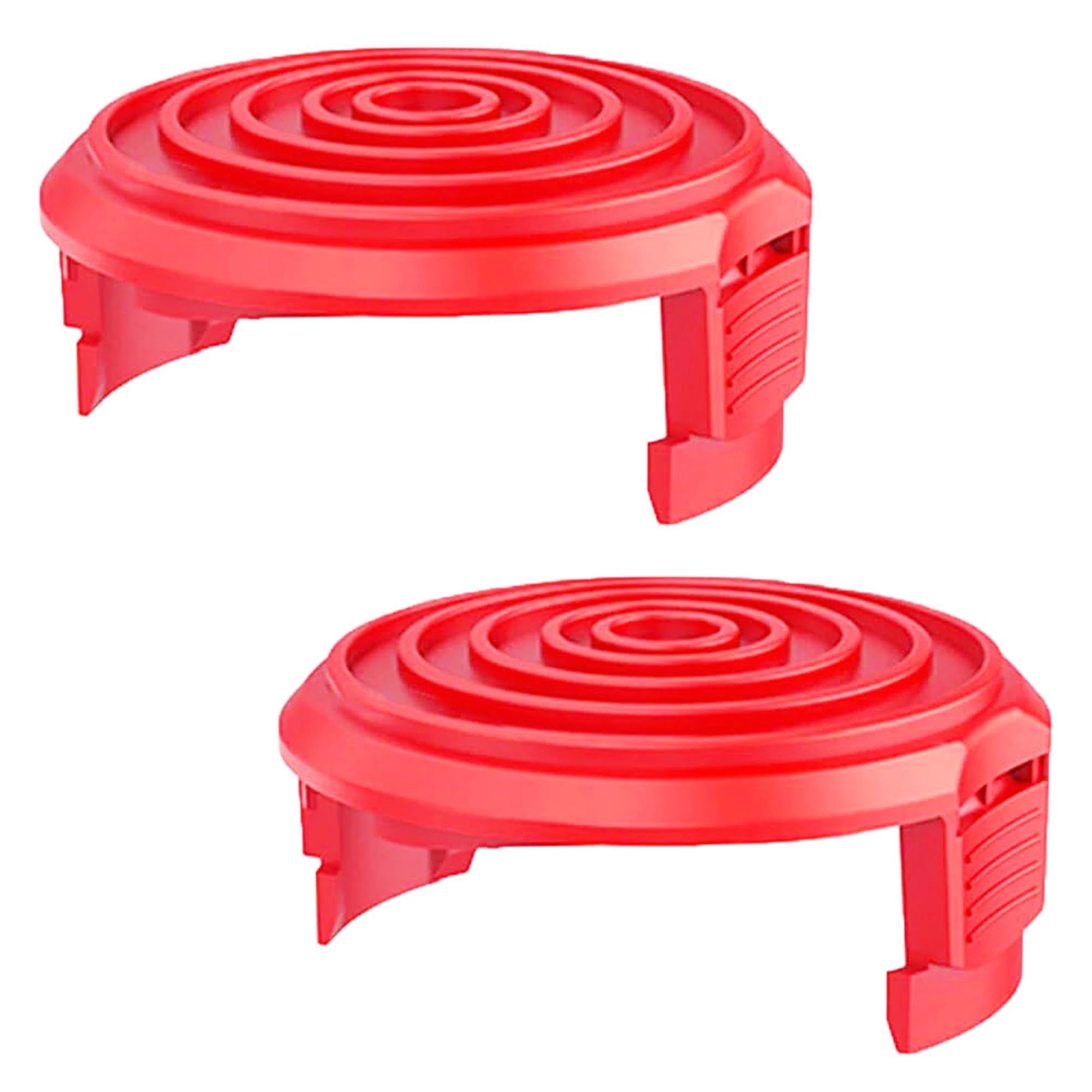 Photo 1 of Pehuap  Eater Spool Cap Cover Compatible with Hyper Touch HT19-401-003-03,HT18-401-002-01,HT10-401-002-01,HT18-401-004-01 String Trimmer,Weed Wacker Replacement Spool Cap,Red,2 Pack