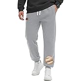 VOGSTART Men's Sherpa-Lined Joggers Pants Winter Warm Active Running Outdoor Sweatpants (S-XXL)