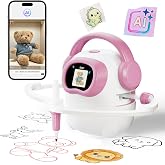 AI Drawing Robot for Kids, with APP, 10000+ Free AI-generated Images,Educational Learning Toys for Boys &amp; Girls Ages 3-8 ,AI Enlightenment Painting Toy for Birthday Gift