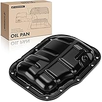 A-Premium Transmission Oil Pan with Drain Plug & Gasket
