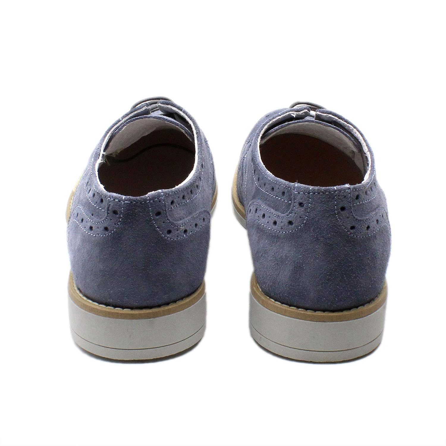 Scarpe Uomo Eleganti Camoscio Blu Denim Estive Inglesine Brouge Made in  Italy Derby Stringate Basse Francesine Pelle Scamosciata Casual Scarpe da  uomo urban-earth.co.uk